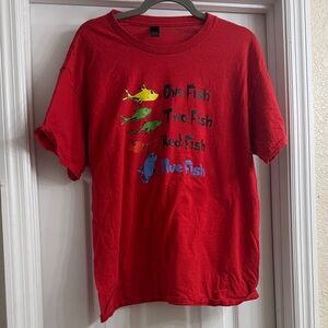 Red Fish Graphic T-Shirt